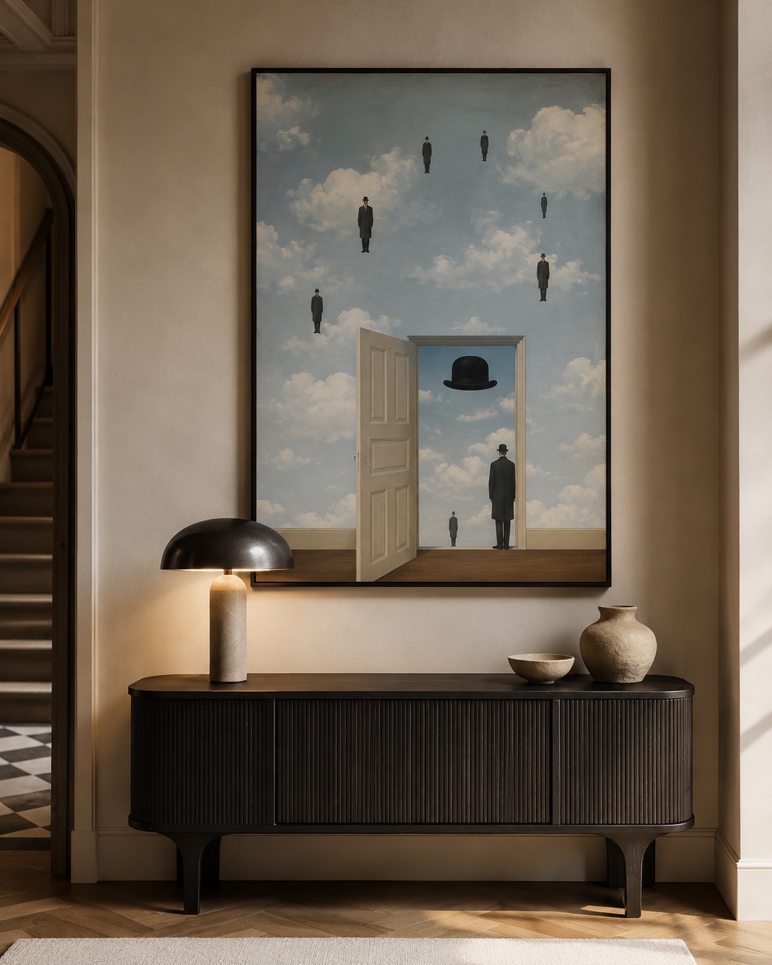 Surrealist edition with dreamlike composition