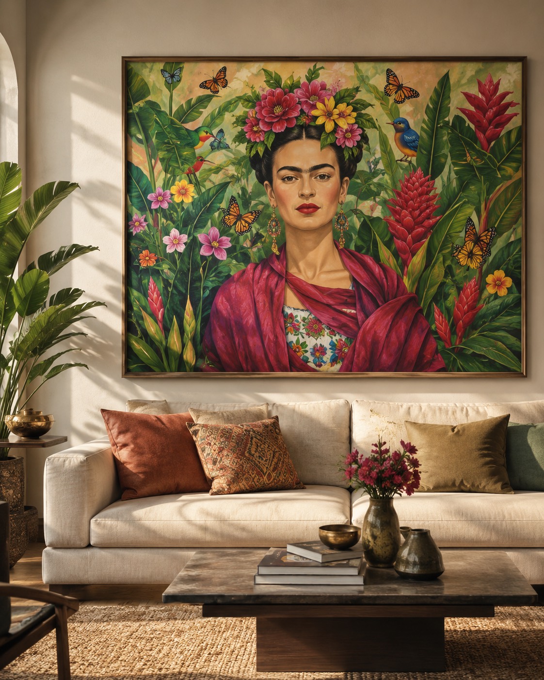 Another folk portrait edition, in a living room